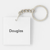 Class of Your Year Graduation Cap gepersonaliseerd Sleutelhanger (Achterkant)