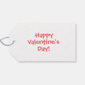 Class Valentijns: "You Make My Heart Pop!" Cadeaulabel (Achterkant Horizontaal)