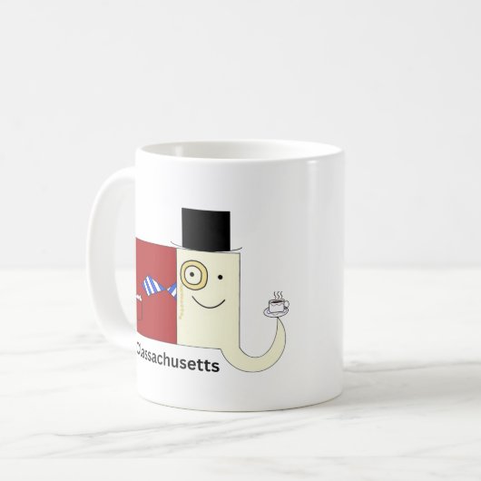 Classachusetts Massachusetts Mug (Devant gauche)