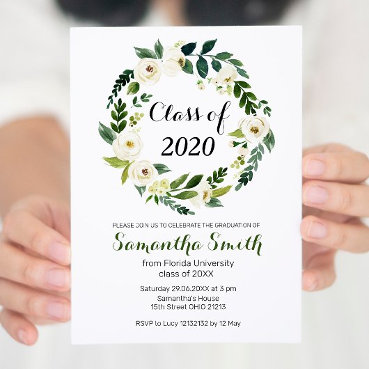 Classe 2020 Graduation Invitation