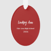 Classe 2024 - Ornement photo (dos)