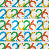 Classe Abstraite moderne de tissu 2026 (Carreau)