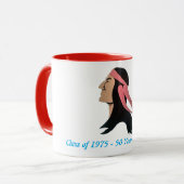 Classe Antonian de 1975 - 50 ans Réunion Mug Rouge (Devant gauche)