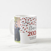 Classe Argent Rouge de Mug de café 2024 (Devant gauche)