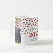 Classe Argent Rouge de Mug de café 2025 (Devant gauche)