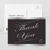 Classe argentée de la carte postale 2014 de Merci (Devant / Derrière)