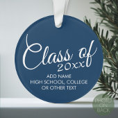 Classe avec année personnalisée et lycée