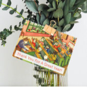 Classe avec chatons Carte d'appréciation de l'ense