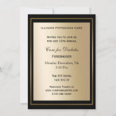 classe Black Gold Corporate party Invitation (Devant)