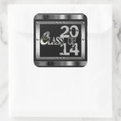 Classe Black & Silver De Stickers Graduation 2014 (Sac)