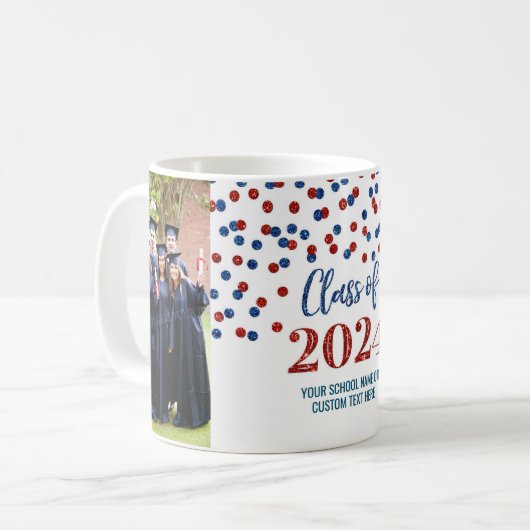 Classe Bleue Rouge de Mug de café 2024 (Devant gauche)