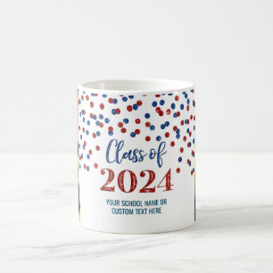 Classe Bleue Rouge de Mug de café 2024
