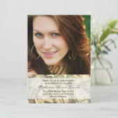 Classe Camo de 2014 Graduation Invitation (Debout devant)