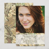 Classe Camo de 2014 Graduation Invitation (Devant / Derrière)