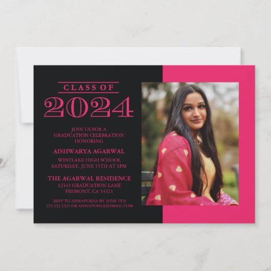 CLASSE CLASSIQUE BOLD DE 2024 INVITATION À LA DIPL (Devant)