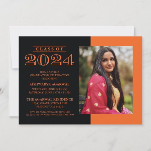 CLASSE CLASSIQUE BOLD DE 2024 INVITATION À LA DIPL (Devant)