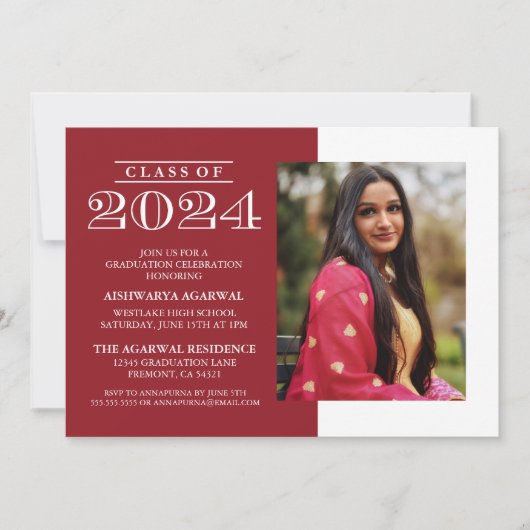 CLASSE CLASSIQUE BOLD DE 2024 INVITATION À LA DIPL (Devant)