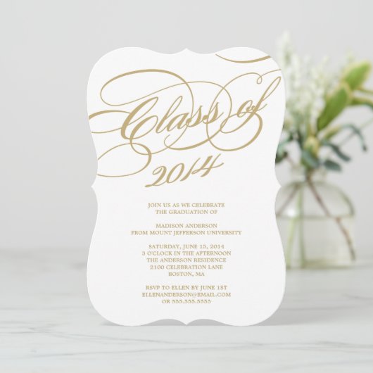 Classe Classy de 2014 | Invitation de la fête de g (Debout devant)