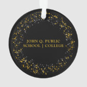 Classe Classy de 2023 Noir | Gold Photo Keepsaké (dos)