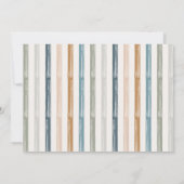 Classé coloré 1 photo nouvelle année carte (Dos)