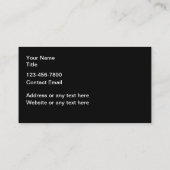 Classé Cool Or Tone Carte de visite brillant (Dos)