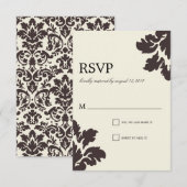 CLASSE DAMAS | RSVP DE MARIAGE (Devant / Derrière)