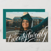 Classe d'année Faire-part d'obtention d'un diplôme (Devant / Derrière)