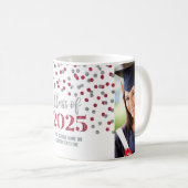 Classe d'Argent Bourgogne de 2025 Coffee Mug (Devant droit)