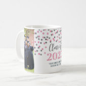Classe d'argent rose de la Mug de café 2025 (Devant gauche)