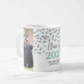 Classe d'argent Turquoise de 2025 Coffee Mug (Devant gauche)
