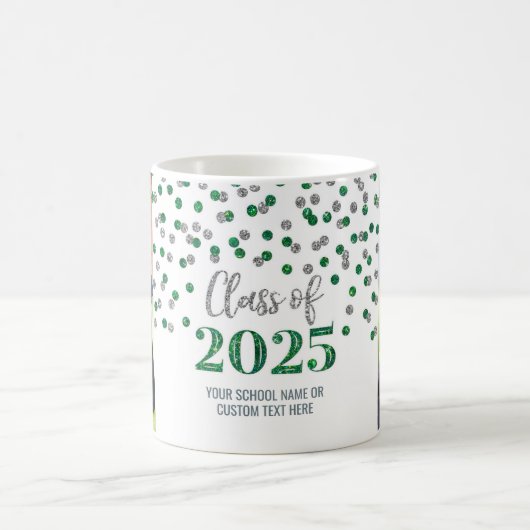 Classe d'argent vert de la Mug de café 2025 (Centre)