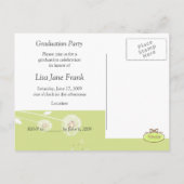 Classe de 2009 faire-part d'invitation à la remise (Dos)