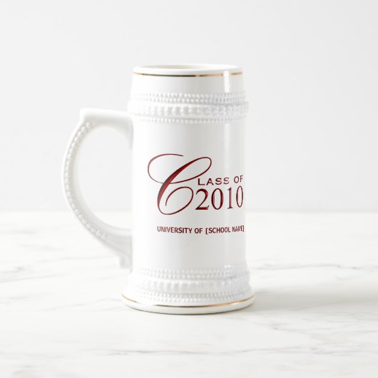 Classe de 2010 - tasses personnalisées de cadeau (Gauche)