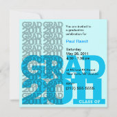 Classe De 2011 Graduation Party Invitation 03C (Dos)