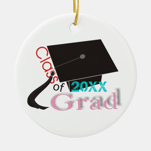 Classe de 2012 Grad Graduation cap ornements perso (Devant)