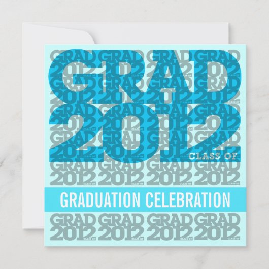 Classe De 2012 Invitation De Diplômés 12BG (Devant)
