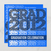 Classe De 2012 Invitation De Diplômés 12BS (Devant / Derrière)