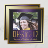 Classe de 2012, Invitation d'obtention d'un diplôm (Devant / Derrière)