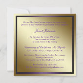 Classe de 2012, Invitation d'obtention d'un diplôm (Dos)