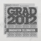 Classe De 2012 Invitation Du Parti De La Diplôme 1 (Devant / Derrière)