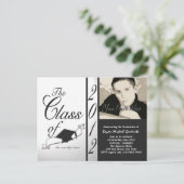 Classe de 2012 Photo invitation Black (Debout devant)