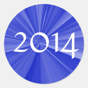 Classe de 2014 autocollants ronds par Janz