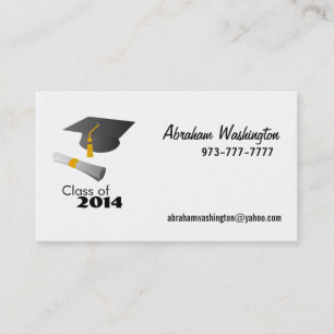Classe de 2014 cartes de visite