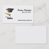 Classe de 2014 cartes de visite (Devant / Derrière)