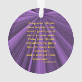 Classe de 2015 pourpres et d'ornement rond d'or (dos)