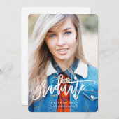 CLASSE DE 2016 DIPLÔME Invitation (Devant / Derrière)