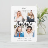 CLASSE DE 2016 INVITATION DE DIPLÔME DE PHOTO FRAM (Debout devant)