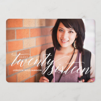 Classe de 2016 Photo Graduation Party Invitation