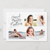 classe de 2018 diplômé multi photo faire-part (Devant)