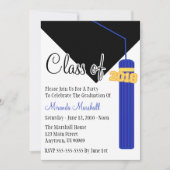 Classe De 2018 Tassel Invitation De Graduation (Bl (Devant)